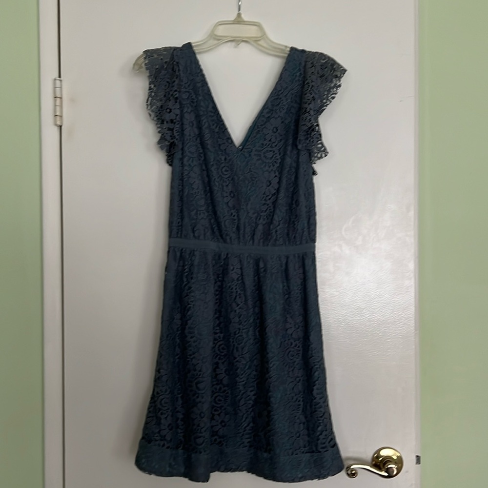 Madewell lace mini dress